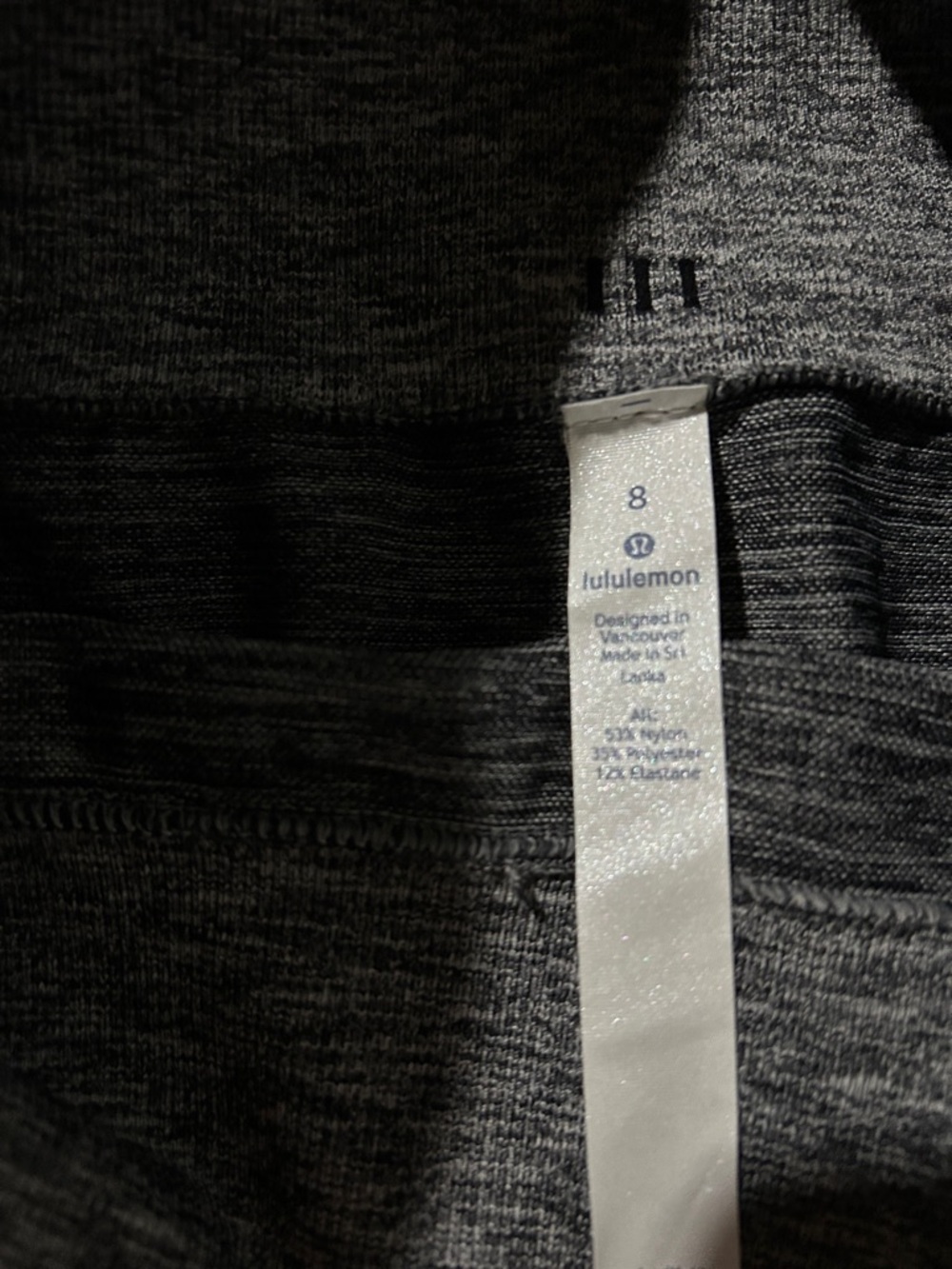 LULULEMON - Seamless Gray Ombre Leggings SZ: 8 - Picture 2 of 6